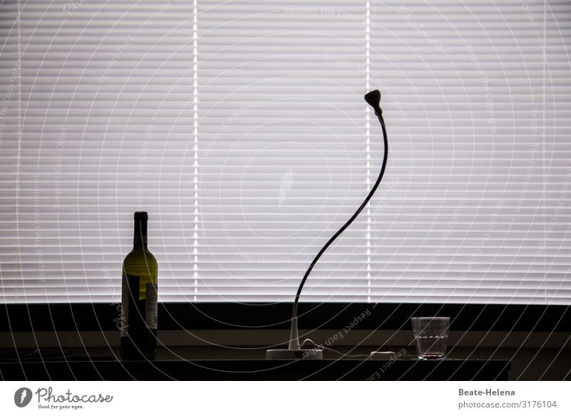 Was braucht der Mensch? Licht Lichtschutz Verdunkelung Weinflasche Wasser Wasserglas Ruhe Übersicht Privatheit Wohnqualität Formschönheit Sichtschutz
