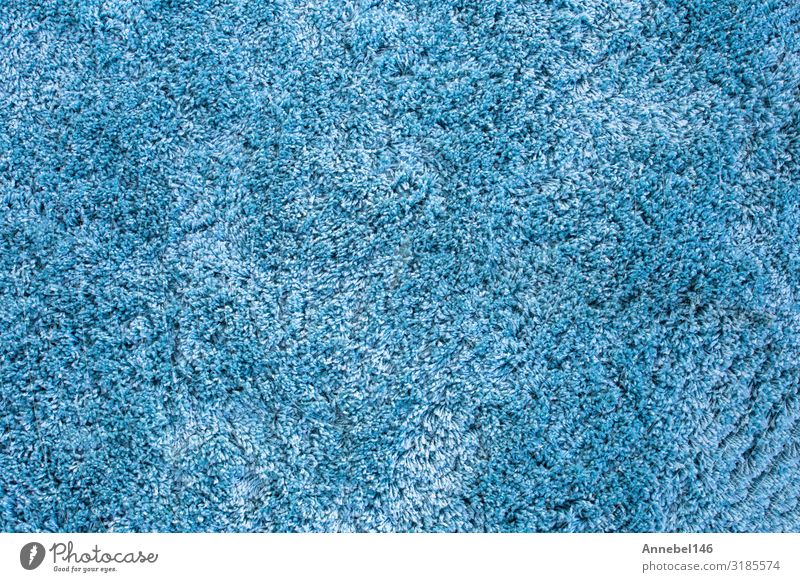 Blauer Pelzteppich-Hintergrund Textur Mikrofaser-Textur, Design schön Haut Dekoration & Verzierung Tapete Natur Tier Wärme Mode Bekleidung Mantel Pelzmantel