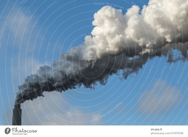 Prima Klima Reichtum Fortschritt Zukunft Energiewirtschaft Erneuerbare Energie Kohlekraftwerk Energiekrise Industrie Umwelt Himmel Rauchen bedrohlich