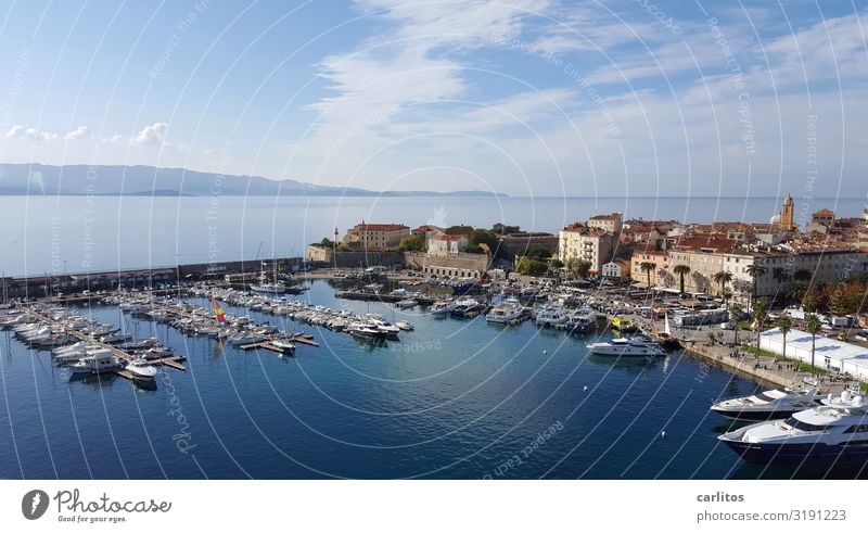 Korsika | Ajaccio Frankreich Hafen Jachthafen Tourismus Ferien & Urlaub & Reisen Reisefotografie Insel Mittelmeer