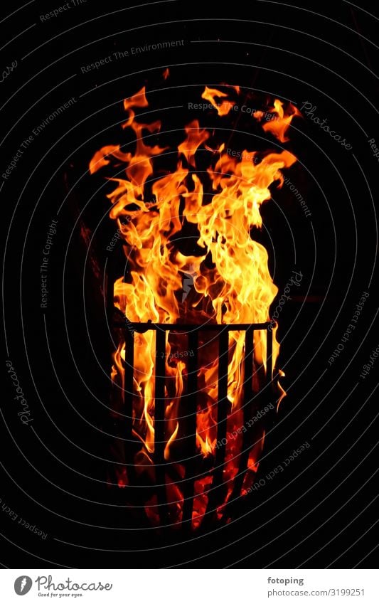 Feuer Wärme Holz heiß Romantik Brennholz Feuerkorb Flamme Glut Hartholz Heizung Rauch Verbrennung anzünden brennen brennendes brennendes Feuer brennendes Holz