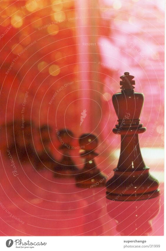 Schach Schachfigur mehrfarbig Freizeit & Hobby König Reihe