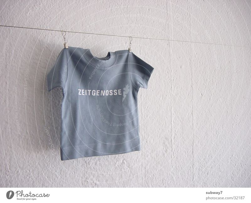 Zeitgenosse Wand Freizeit & Hobby Draht Wäscheleine Agentur Drahtseil Schnur Hemd Bekleidung Buchstaben Schriftzeichen Seil T-Shirt