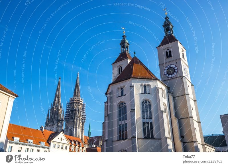 Regensburg #1 Winter ästhetisch Religion & Glaube Bayern Donau Landkreis Regen Farbfoto Außenaufnahme