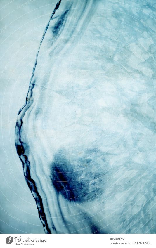 Fragment (2) Kunst Natur Horizont Winter Nebel Eis Frost Schnee Gefühle Vertrauen Inspiration Wasser Kristallstrukturen Schneefall Galaxie blau Farbfoto
