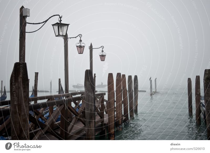 nebbioso gennaio Ferien & Urlaub & Reisen Tourismus Sightseeing Städtereise Meer Insel Winter Wetter schlechtes Wetter Nebel Venedig Italien Stadt Hafenstadt