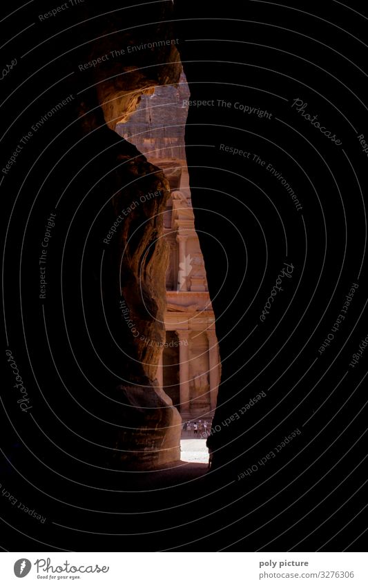 Pfad nach Petra (Jordanien) Freizeit & Hobby Architektur Kultur Umwelt Natur Sommer Schönes Wetter Wärme Ruine Sehenswürdigkeit Wahrzeichen Denkmal exotisch
