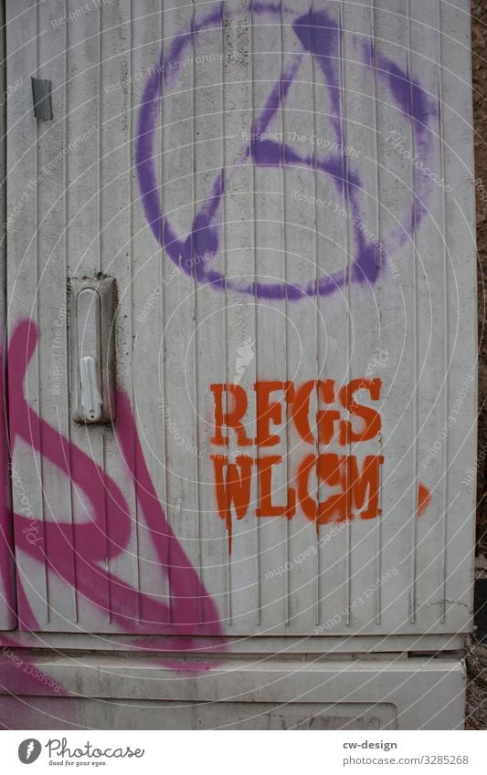 RFGS WLCM Lifestyle Kunst Künstler Ausstellung Kunstwerk Medien Zeichen Schriftzeichen Graffiti authentisch dreckig frei Freundlichkeit Zusammensein nerdig