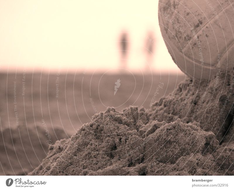 Volleyball im Sand Strand Freizeit & Hobby Ball