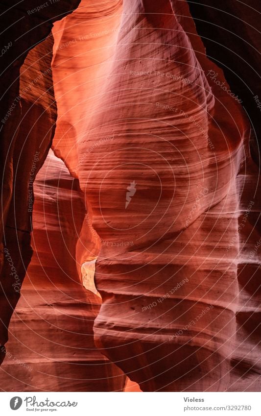 Antelope Canyon, nur nicht verlaufen Page USA Amerika Natur Schlucht Felsen Stein Lake Powell Farbe Höhle Lichtspiel