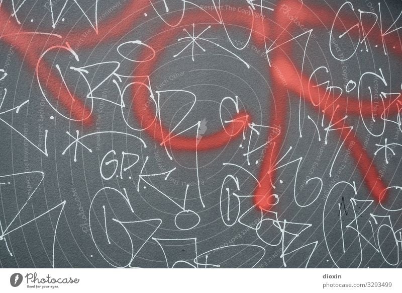 Montagsmalerei Kunst Kunstwerk Gemälde Graffiti Straßenkunst Mauer Wand Schriftzeichen Stadt Farbfoto Außenaufnahme Detailaufnahme Menschenleer Tag
