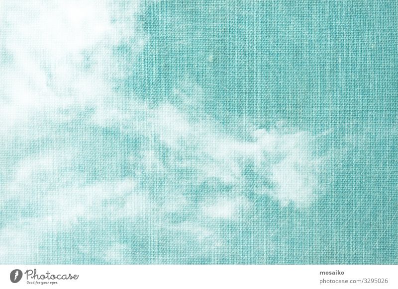 weiße Wolken auf blau strukturiertem Hintergrund Lifestyle elegant Stil Design Freude Wellness Leben harmonisch Wohlgefühl Zufriedenheit Sinnesorgane Erholung