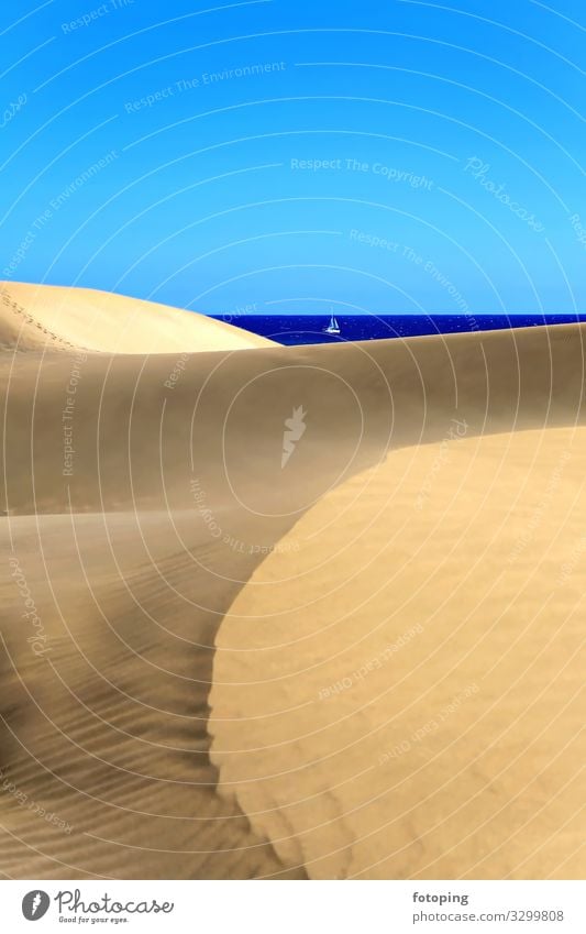 Playa Del Inglés schön Ferien & Urlaub & Reisen Tourismus Ausflug Sommer Sonne Strand Meer Insel Wellen Natur Landschaft Sand Wasser Wetter Wind Wüste