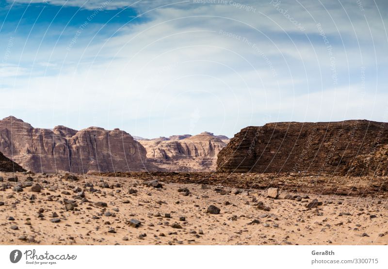 Berge in der Wüste in Ägypten Dahab exotisch Ferien & Urlaub & Reisen Tourismus Sommer Berge u. Gebirge Natur Landschaft Wärme Felsen Stein hell Farbe Süd-Sinai