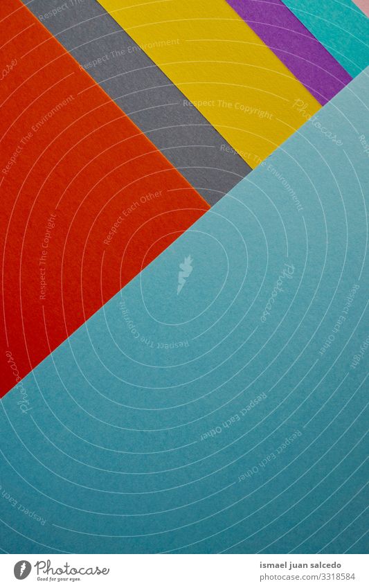 mehrfarbige Papiere, Linien und Formen Farben farbenfroh abstrakt Hintergrund texturiert Muster dekorativ Dekoration & Verzierung Design Material Vielfalt