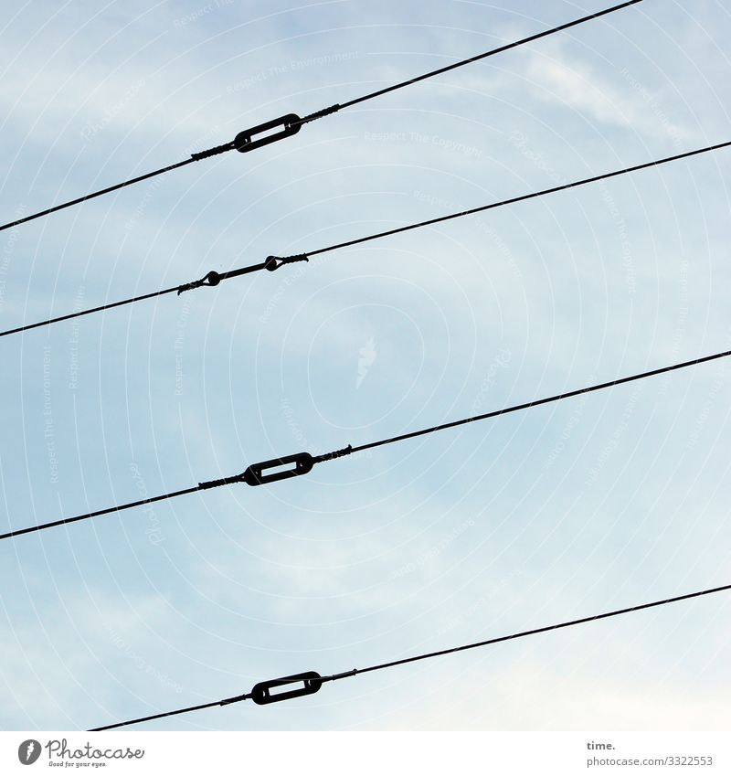 Seilschaft | die Spannung steigt phantasie bewegung lebendig flirren kontrast himmel hell seil öse kabel sicherung spannung angespannt schutz sicherheit linien