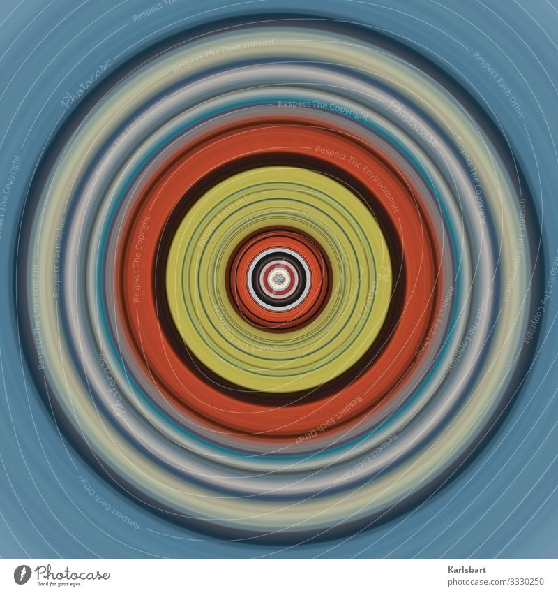 Circle 3590 Kreis rund Farbe Licht abstrakt mehrfarbig Punkt Strukturen & Formen Zentrum Linien Kreislauf Grafik u. Illustration Bewegung Design Idee Yoga