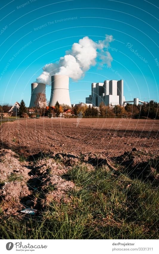 Kohlekraftwerk Schwarze Pumpe Technik & Technologie Fortschritt Zukunft Energiewirtschaft Aggression alt hässlich Kohlerevier Fossilien fossil energie