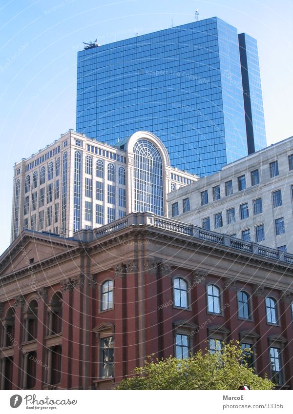 John Hancock Tower Boston Massachusetts Hochhaus Gebäude Architektur