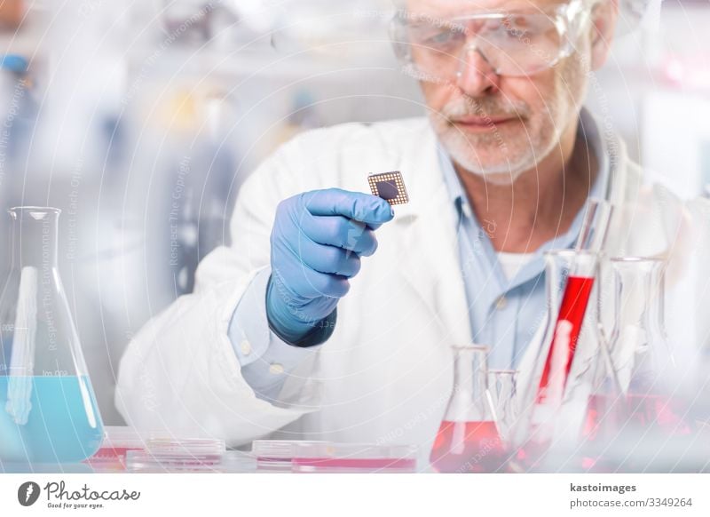 Biowissenschaftliche Forschung. Gesundheitswesen Medikament Leben Wissenschaften Labor Prüfung & Examen Arbeit & Erwerbstätigkeit Technik & Technologie Mensch