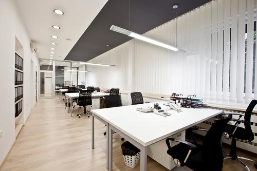 Modernes Büro Reichtum elegant Stil Design Innenarchitektur Möbel Schreibtisch Stuhl Tisch Klassenraum Arbeit & Erwerbstätigkeit Business Mittelstand Bildschirm