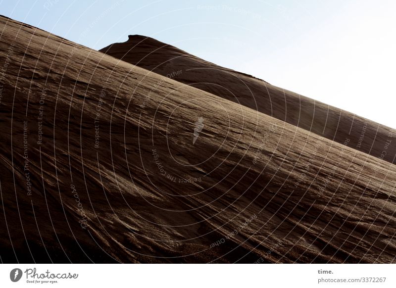 Holsteiner Wüste (II) Panorama (Aussicht) Sonnenlicht Menschenleer Außenaufnahme Farbfoto Lagerplatz Material Perspektive Inspiration Zusammensein hoch