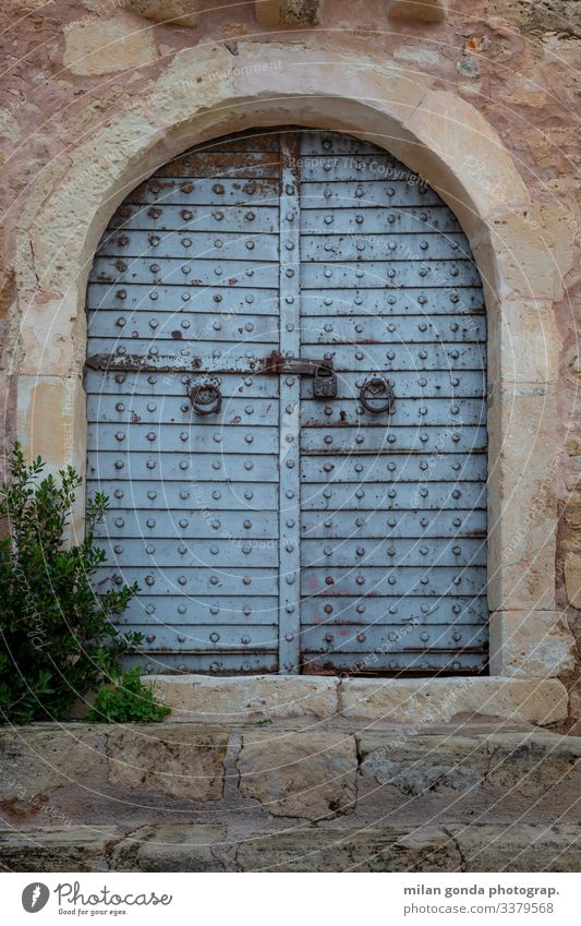 Das Tor der venezianischen Burg in Sitia, Kreta. Europa mediterran Griechenland Crete Lasithi Stadt Altstadt Architektur Gate Gebäude historisch