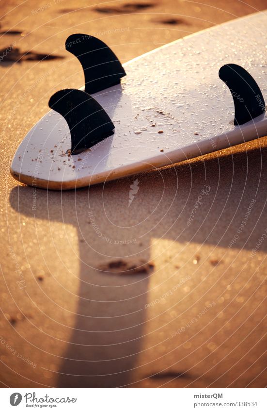 tail shape. Kunst ästhetisch Zufriedenheit Surfen Surfbrett Surfschule Tailslide Holzbrett Strand Strandleben Sand Sandstrand Ferien & Urlaub & Reisen Erholung