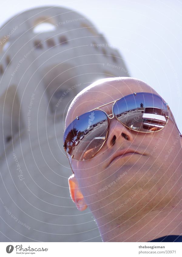 stephan maskulin Sonnenbrille San Francisco Glatze Mann