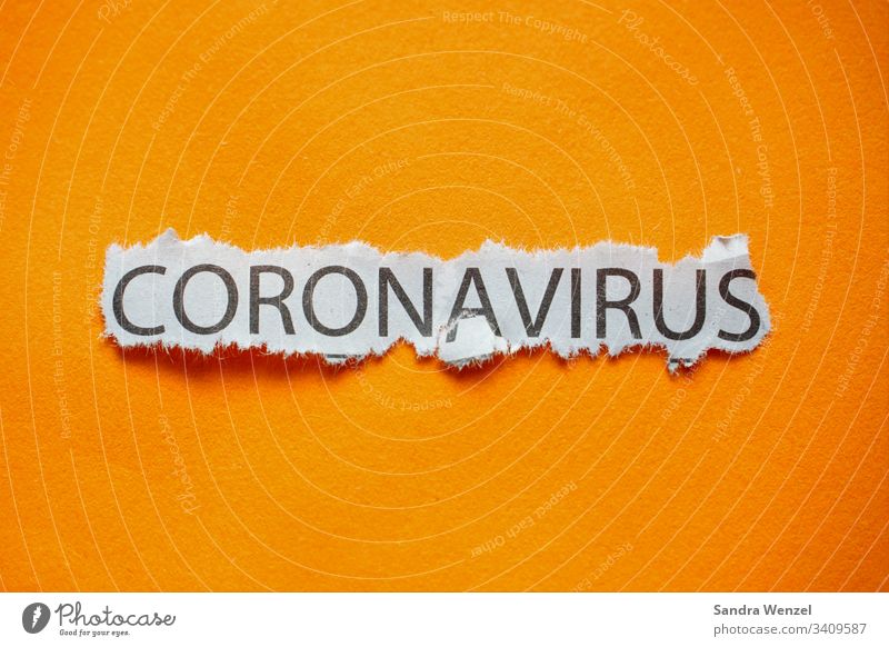 Coronavirus, COVID19, Foto vom Wort Virus Infektion China Weltweit Risiko Grippe Lungenkrankheit Wirtschaft Folgen Finanziell Sars Menschen Tiere Ursprung