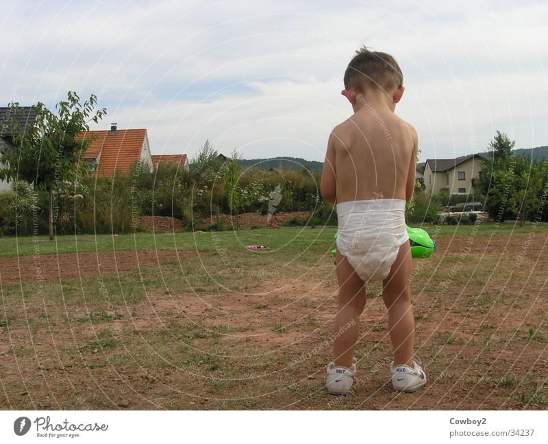 Wasserpistole Windeln Sommer Kind Spielen Mann Garten Junge wasserspiele Rücken