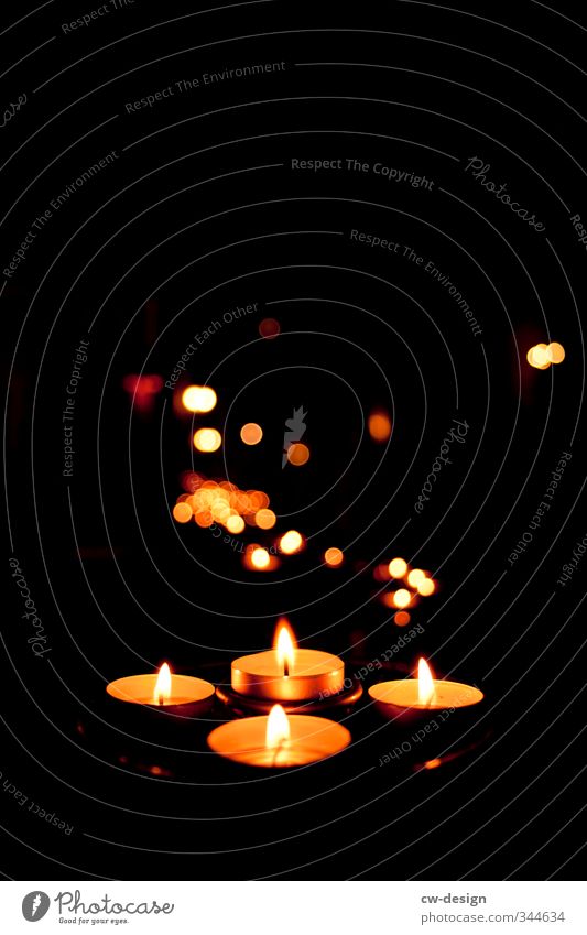 HEUTE: Gedenktag Veranstaltung Feste & Feiern Weihnachten & Advent Trauerfeier Beerdigung Kerze Zeichen Erholung leuchten dunkel Kitsch schwarz Vorfreude