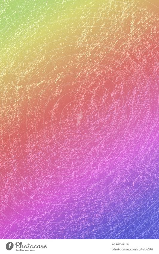 Regenbogenfarben auf Wand | Farbkombination Sonnenlicht Reflexion reflektieren Spektrum Diffraktion Beugung Licht Effekt bunt vielfarbig mehrfarbig Putz