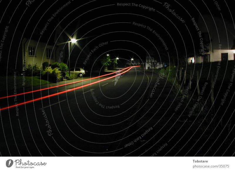 nachtfahrt Nacht Geschwindigkeit lang Langzeitbelichtung Sauerland Fototechnik PKW salwey