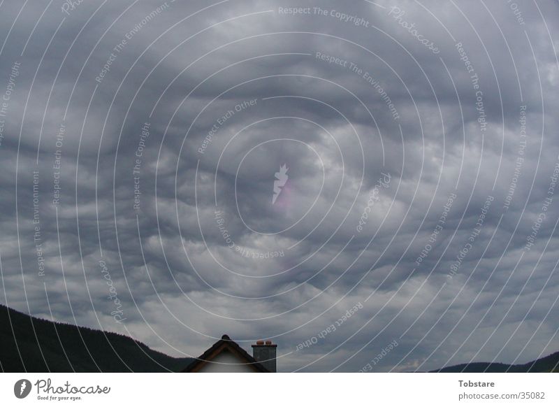 lustige wölkchen Wolken abstrakt Mangel Sturm selten Wetter