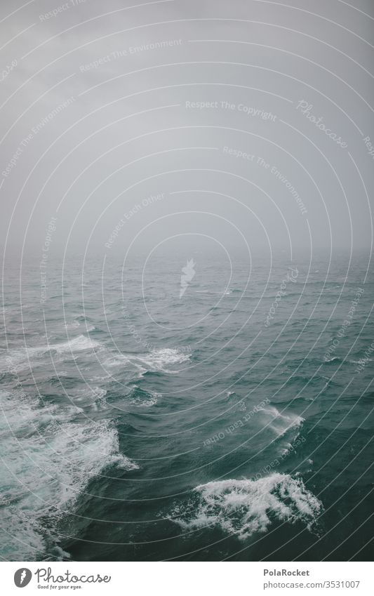 #AS# Land in Sicht?! Meer ocean Wellen zuversicht hoffung Verzweiflung weite Schifffahrt blau Nebel Wasser leer ästhetisch Freiheit Einfachheit