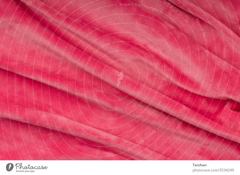 Abstrakter rosa Samthintergrund, Nahaufnahme weich texturiert abstrakt Gewebe Licht Material Tapete hell Design Muster Textur Hintergrund bunt Farben verblüht