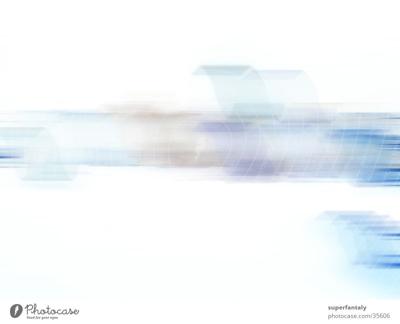 abstract 001 zyan weiß Hintergrundbild Fototechnik blau schlierren Bewegung