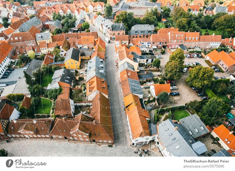 Dächer von Ribe - Dänemark Haus häuserzelle Außenaufnahme Ferien & Urlaub & Reisen Tourismus historisch Farbfoto Tag Architektur Gebäude Sehenswürdigkeit Europa