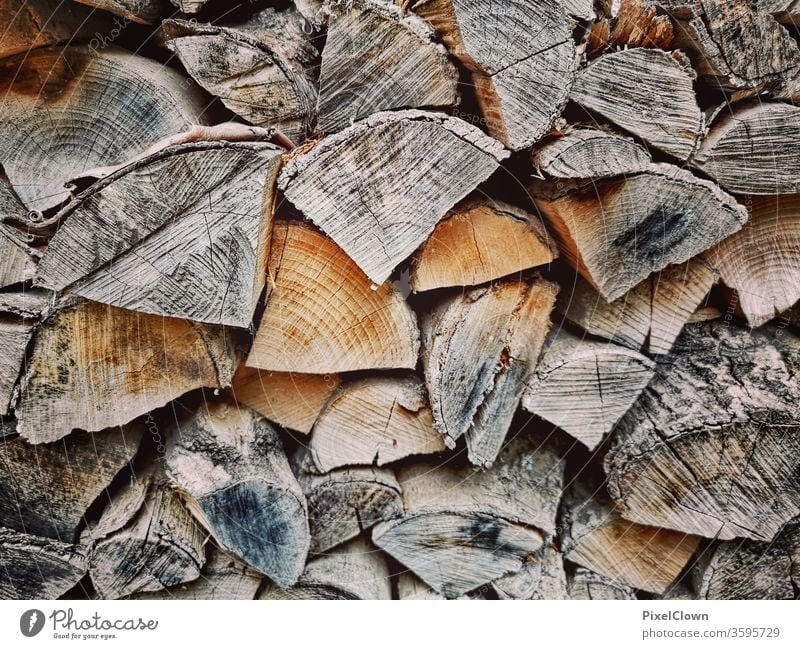 Brennholz Brennholz, Holz, Natur, Forstwirtschaft Farbfoto Holzstapel Baum Brennstoff