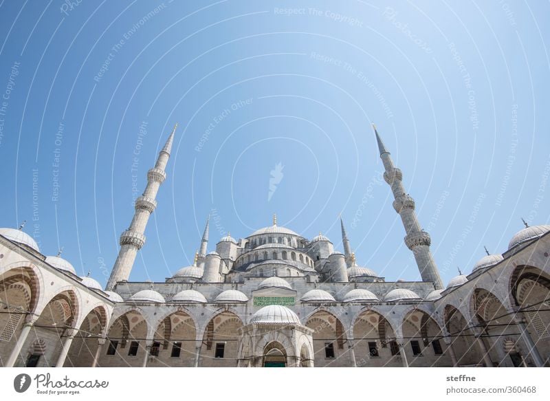 1002 Nächte Istanbul Türkei Hauptstadt Altstadt Kirche Sehenswürdigkeit Wahrzeichen ästhetisch außergewöhnlich Blaue Moschee Islam Schönes Wetter