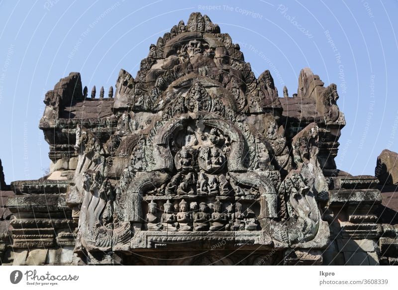 die alten Gebäude und die historische Stätte preah khan preak Ta Phrom Bajonett neak poan banteay srei Anbetung Turm Kambodscha Tempel Angkor Asien antik Wat