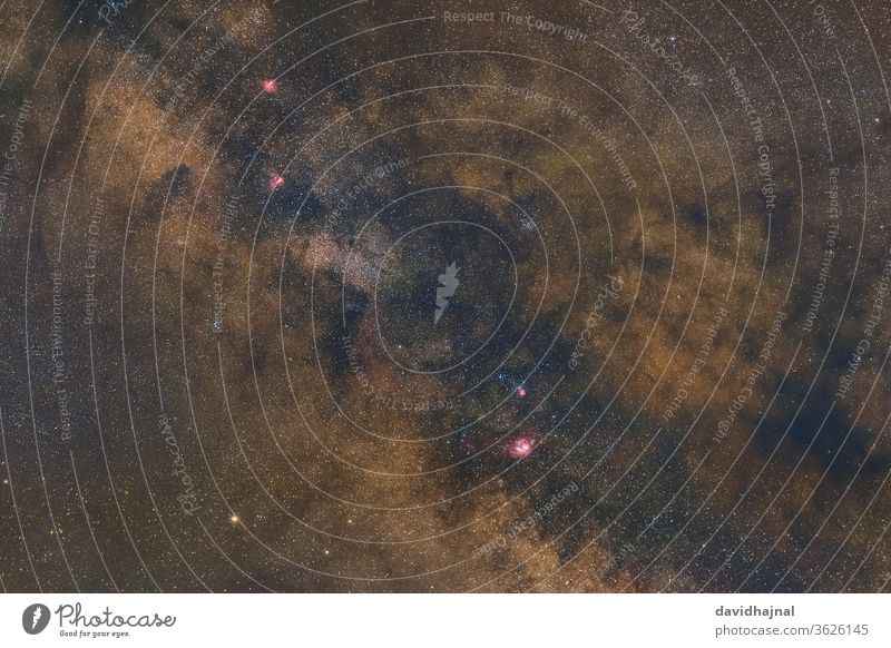 Das galaktische Zentrum, fotografiert von Lampenhain aus. lampenhain Nacht Himmel Stern Milchstrasse Galaxie Astronomie Astrofotografie Deutschland