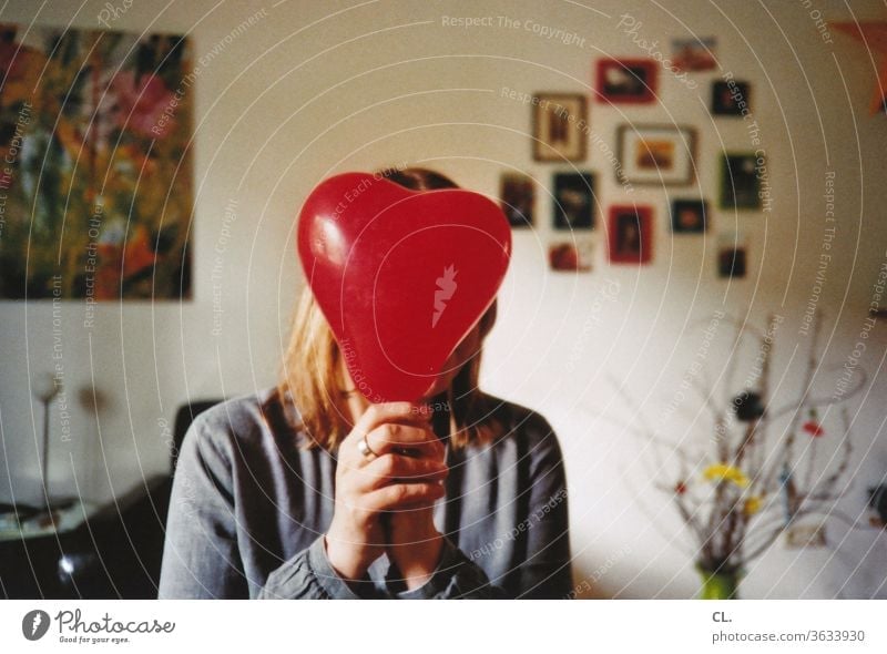 herzlichen glückwunsch Herz Luftballon Geburtstag rot herzförmig Herzlichen Glückwunsch Wohnung Frau Dekoration & Verzierung Liebe Valentinstag Verliebtheit