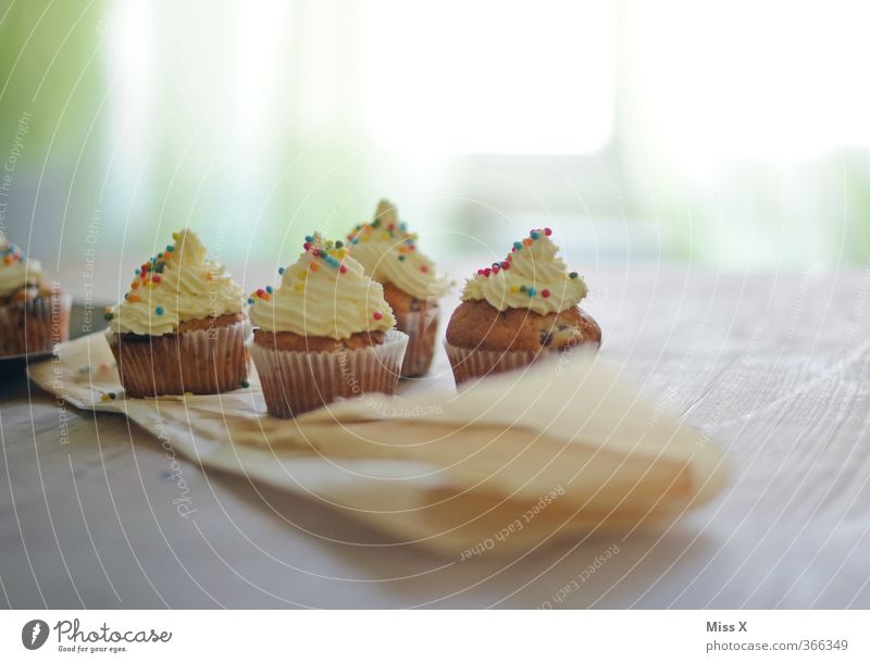 cupcake Lebensmittel Kuchen Dessert Süßwaren Ernährung Frühstück Kaffeetrinken Büffet Brunch Tisch Feste & Feiern Muttertag Hochzeit Geburtstag lecker süß