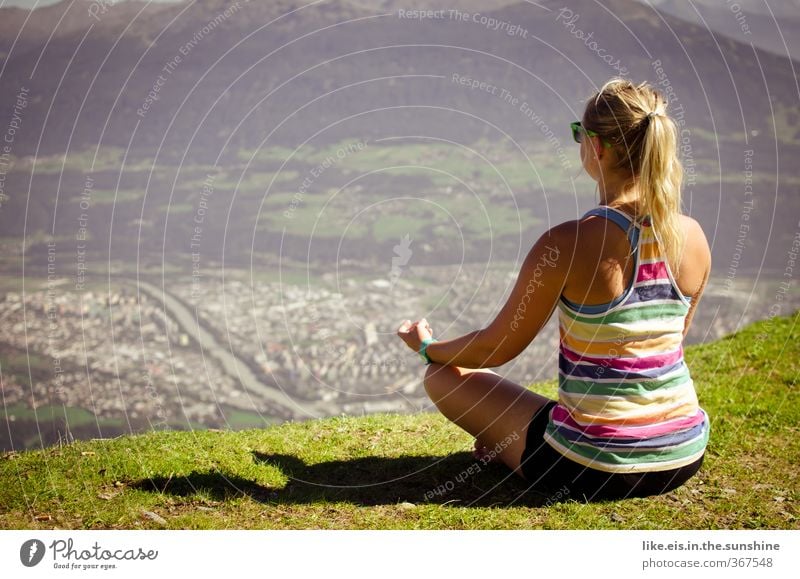 über den dingen stehen sportlich Fitness Wellness Leben harmonisch Wohlgefühl Zufriedenheit Sinnesorgane Erholung ruhig Meditation Freizeit & Hobby