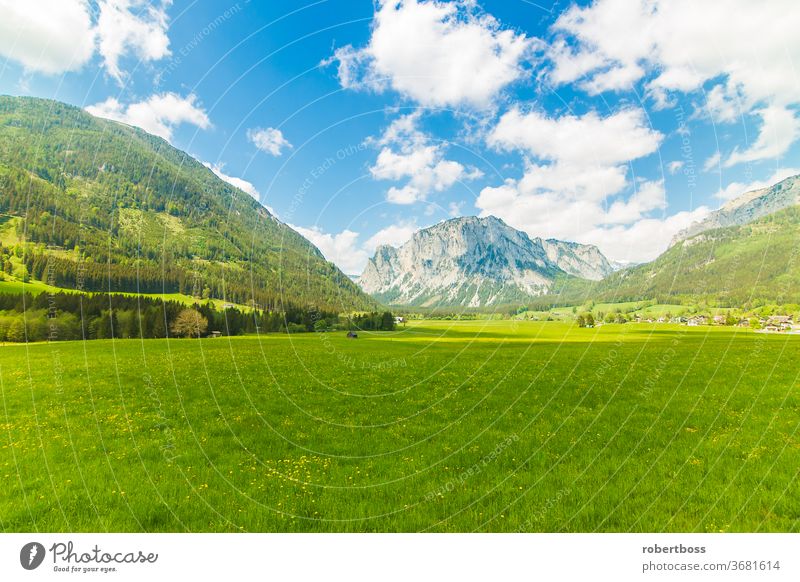 Blick auf den Hochschwab in der Steiermark alpen berge Österreich Europa hochschwabischer Berg steiermark Tourismus reisen