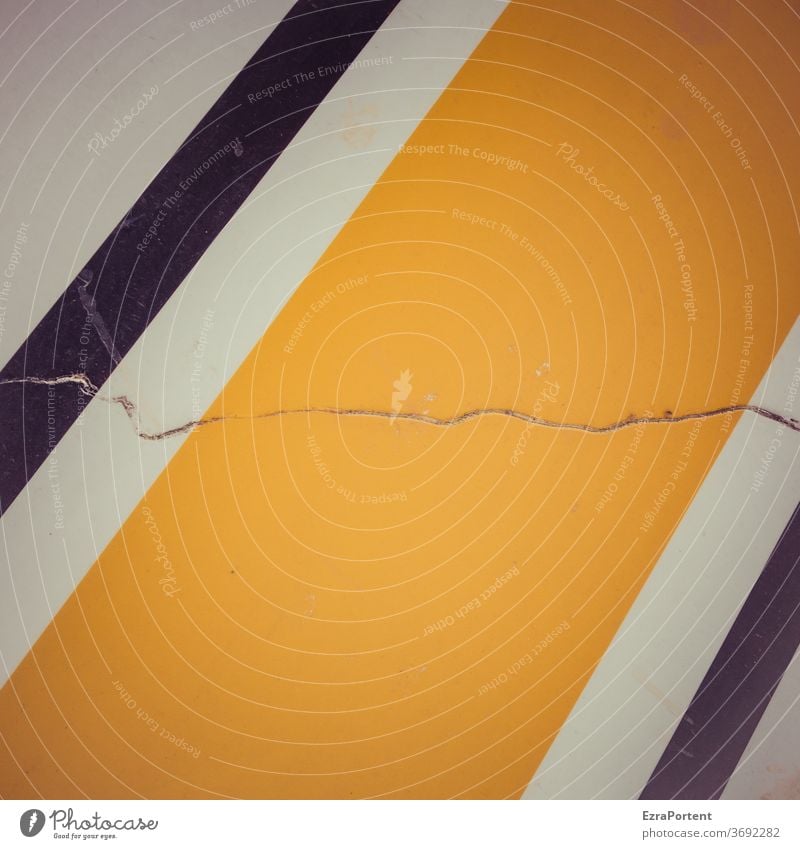 Verlauf abstrakt Hintergrundbild Linien Streifen Muster Design Strukturen & Formen minimalistisch graphisch Riss Grafik u. Illustration orange weiß schwarz