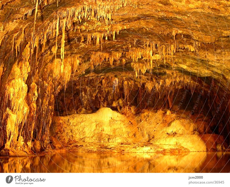 Feengrotten Saalfeld (Thüringen) Höhle Bergbau Lichtspiel Tropfsteinhöhle Wasser
