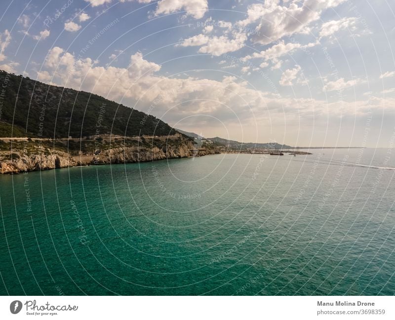 Foto de la costa de Blanes in Barcelona blanes Girona Spanien españa mar mediterran Fondo pantalla agua vertikal azul montaña naturaleza nubes cielo